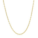 Double Extendable Cable Chain in 14k Yellow Gold (1.9mm)-9