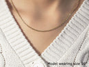 Double Extendable Cable Chain in 14k Yellow Gold (1.9mm)-11