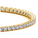 Lab Grown Round Diamond Tennis Bracelet in 14k Yellow Gold (4 cctw F/G  VS2/SI1)-5