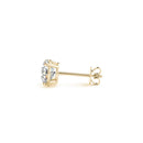 3 cttw Certified IGI Lab Grown Round Diamond Stud Earrings 14k Yellow Gold (G/VS2)-6