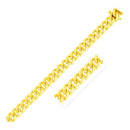 8.2mm 10k Yellow Gold Classic Miami Cuban Solid Chain-3