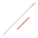 14k Rose Gold Round Cable Link Chain (1.25 mm)-7