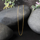 14k Yellow Gold Oval Cable Link Chain 0.6mm-11