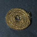 2.7mm 14k Yellow Gold Lite Diamond Cut Round Franco Chain-12