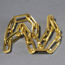 14k Yellow Gold Extra Wide Paperclip Chain Necklace-12