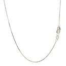 14k White Gold Classic Box Chain 0.45mm-8