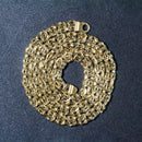14k Yellow Gold Byzantine Motif Chain Necklace-11
