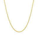 14k Yellow Gold Bead Chain 1.5mm-8