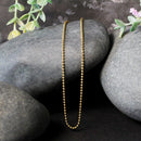 14k Yellow Gold Bead Chain 1.5mm-10