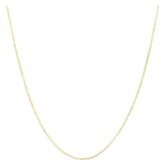 14k Yellow Gold French Cable Chain (1.30 mm)