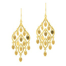 14K Yellow Gold Polished Chandelier Earring-2