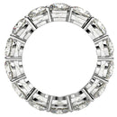 Round Cut Lab Grown Diamond Eternity Ring in 14k White Gold (6 cttw FG/VS2)-9