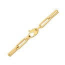10K Yellow Gold Lite Paperclip Bracelet  (4.20 mm)-3