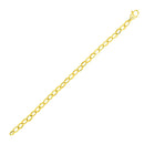 14k Yellow Gold Cable Chain Style Bracelet-3