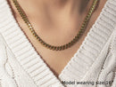 14k Yellow Gold Polished Miami Cuban Chain Necklace-10