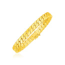 14k Yellow Gold 8 inch Mens Curb Chain Bracelet-3
