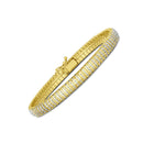 14k Yellow Gold Diamante Flex Bracelet (5.80 mm)-4