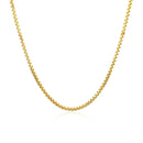 18k Yellow Gold Classic Box Chain (1.40 mm)-9