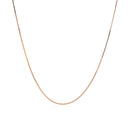 18k Rose Gold Classic Box Chain (0.60 mm)-6