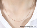 18k Rose Gold Classic Box Chain (0.60 mm)-8