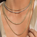Ice Barrel Chain in 14k Yellow Gold (2.70 mm)-8