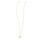 14k Yellow Gold Ppillon Butterfly Necklace-5