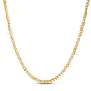 14k Yellow Gold Round Pave Franco Chain (4.00 mm)-5