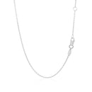 14k White Gold Smooth Flat Horizontal Bar Style Necklace-9