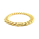 14k Yellow Gold Polished Curb Chain Bracelet-6