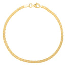 14k Yellow Gold 7 inch Mini Cube Bracelet (2.60 mm)-5