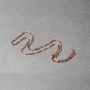 14K Rose Gold Delicate Paperclip Chain (2.1mm)-11