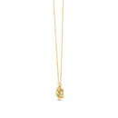 14k Yellow Gold Panther Head Necklace-4