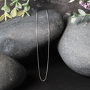 14k White Gold Cable Link Chain 0.5mm-10