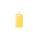 14K Yellow Gold Tag Pendant-3