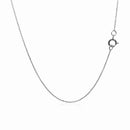14k White Gold Diamond Cut Cable Link Chain 0.7mm-10