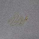 14k Yellow Gold Diamond Cut Cable Link Chain 0.7mm-11