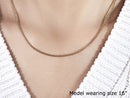 14k Yellow Gold Solid Round Box Chain 1.6 mm-10