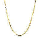 1.6mm 14K Yellow Gold Classic Box Chain-7