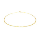 14k Yellow Gold Mariner Link Anklet 1.7mm-6