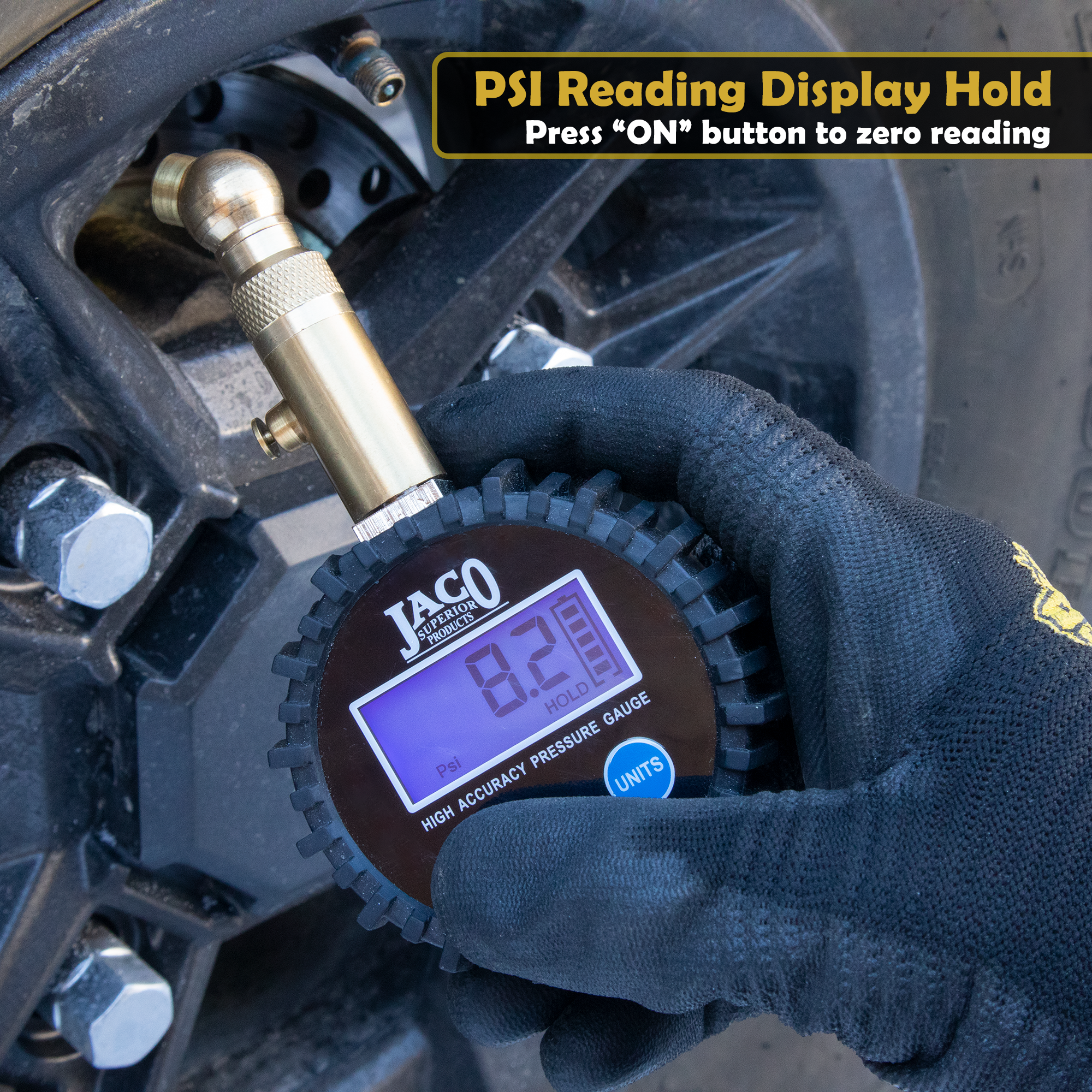 Elite® Digital Low Pressure Tire Gauge - Professional Accuracy - 30 PSI