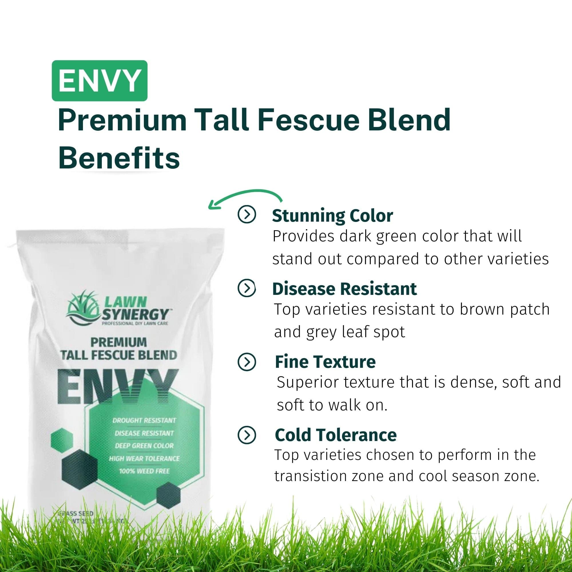 Envy Premium Tall Fescue Grass Seed Blend