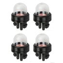 Hipa 4-Pack 503936601 530047721 188-512 Snap in Primer Bulb for 2-Cycle Poulan Echo Chainsaw Ryobi BP42 Homelite Weedeater Leaf Blower 125B 125BX-1