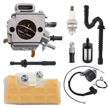 Hipa Carburetor kit For Stihl MS290 MS310 MS390 029 039 Chainsaw Parts Replace 1127-120-0650 1128-120-0625 with Ignition Coil