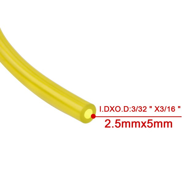 Hipa Fuel Line Hose 10-Feet (3 Meter) I.D 3/32 x O.D 3/16 Tubing for Common 2 Cycle Engine Chainsaw String Trimmer Blower # 530069216 - 0