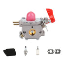 Hipa Carburetor Kit for Poulan Weedeater BVM200FE VS-2 25cc Husqvarna GBV345 Gas Leaf Blower/Vacuum # C1U-W43-1