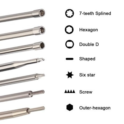 Hipa 2-Stroke Engine Carburetor Adjustment Tool Tuning Set for Stihl Poulan Echo Husqvarna Chainsaw Weed Eater Trimmer Blower Edger Hedge Pack-of-14
