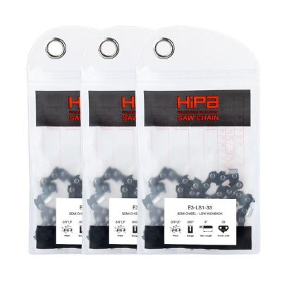 8 Inch Chain 3/8 LP .050 Gauge 33 DL for S33 Sun Joe SWJ800E SWJ802E SWJ806E Harbor Freight Portland 62896 68862 Remington Electric Pole Saw