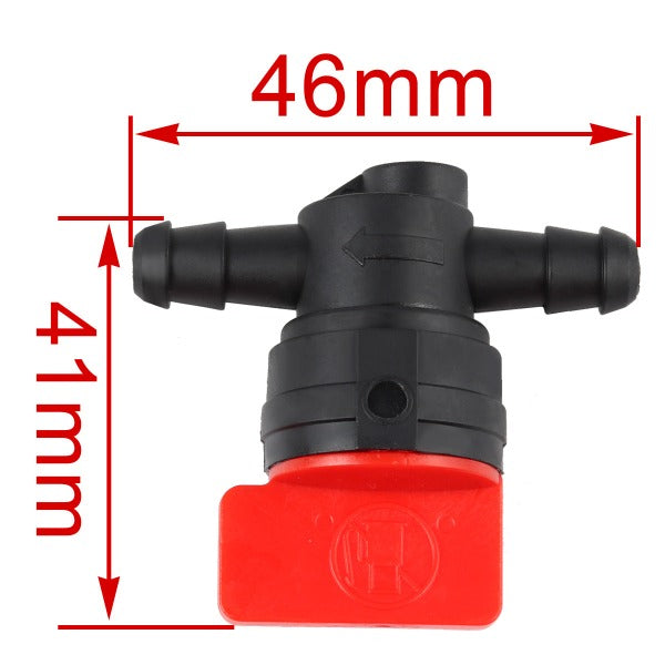 Hipa 1/4 inch Inline Straight Fuel Cut off Shut Off Valve for BS 493960 494768 698183 Kawasaki FH381V FH430V FH451V FH500V FH531V FH541V FH580V Engine Mower - 0