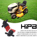 5-Pack 1/4-inch Inline Fuel Cut off Shut Off Valve for 493960 494768 698183 Oregon 07-406 for John Deere AM36141 AM107340 Toro 54-3150 1-603770-11