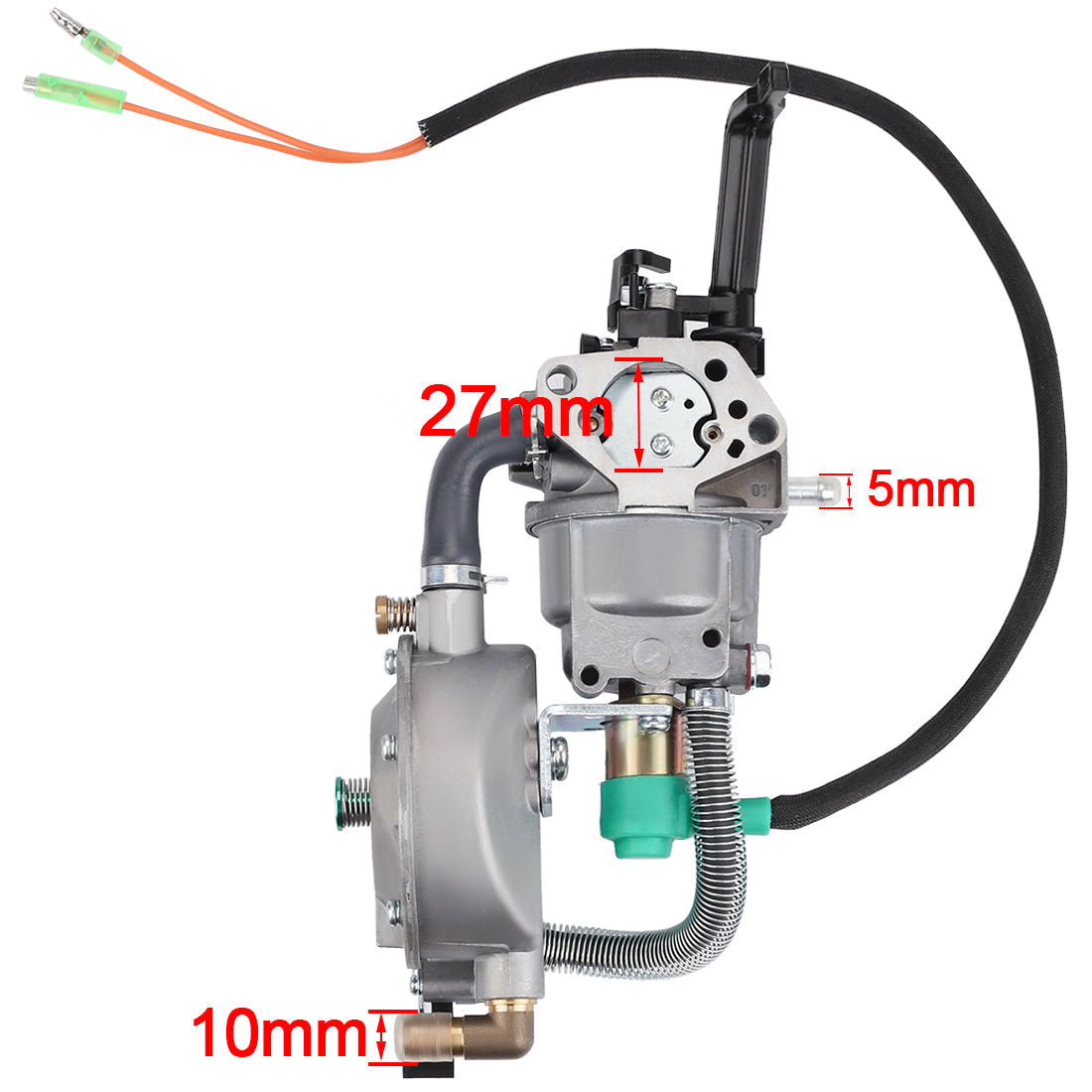 Hipa LPG Gas Fuel Carburetor For Durostar DS10000EH 13HP 15HP 8KW 10KW Sportsman Generator GEN7500DF GEN7000LP 7500W 7000 Watts - 0